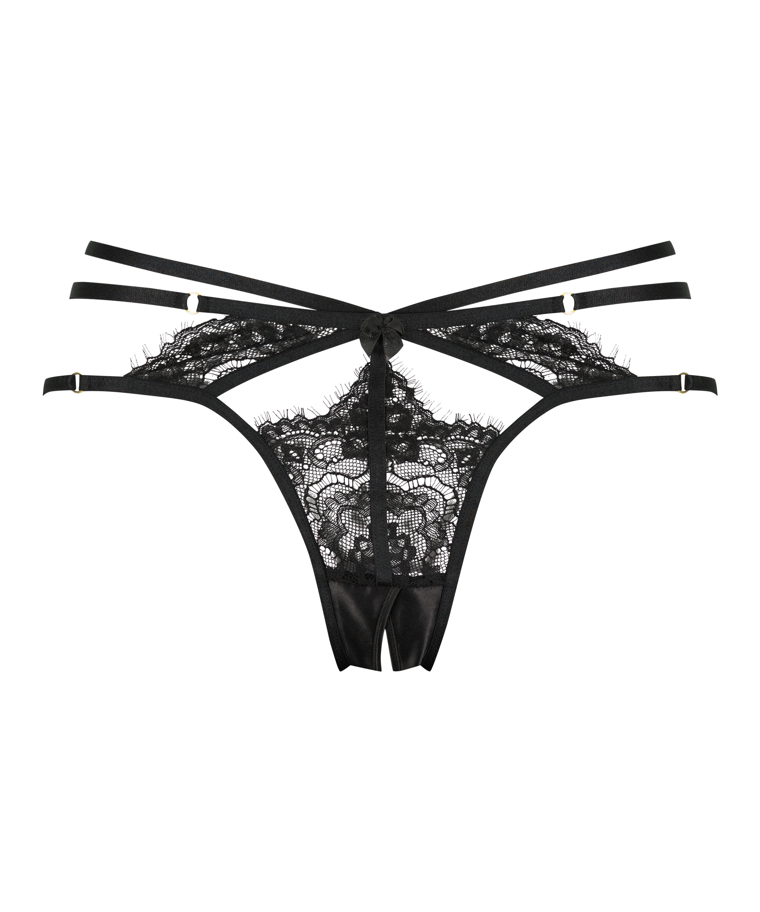 Brasile&ntilde;a con entrepierna abierta Seraphina, Negro, main