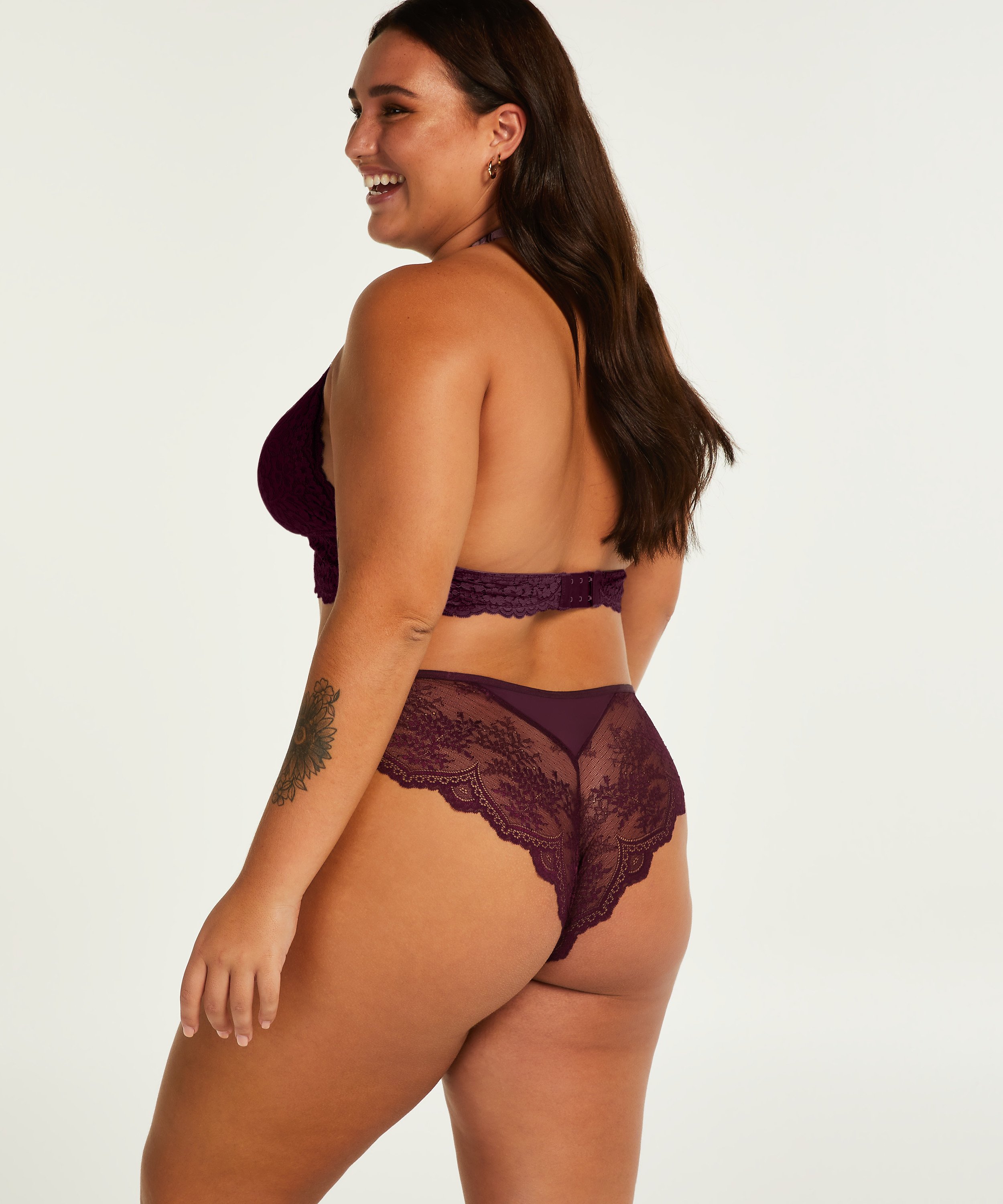 Brasileña de tiro alto Heira Curvy, Morado, main