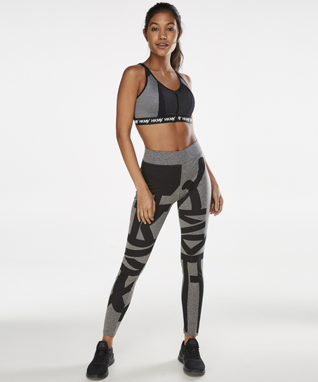 HKMX Sujetador deportivo The Pro Level 3, Gris