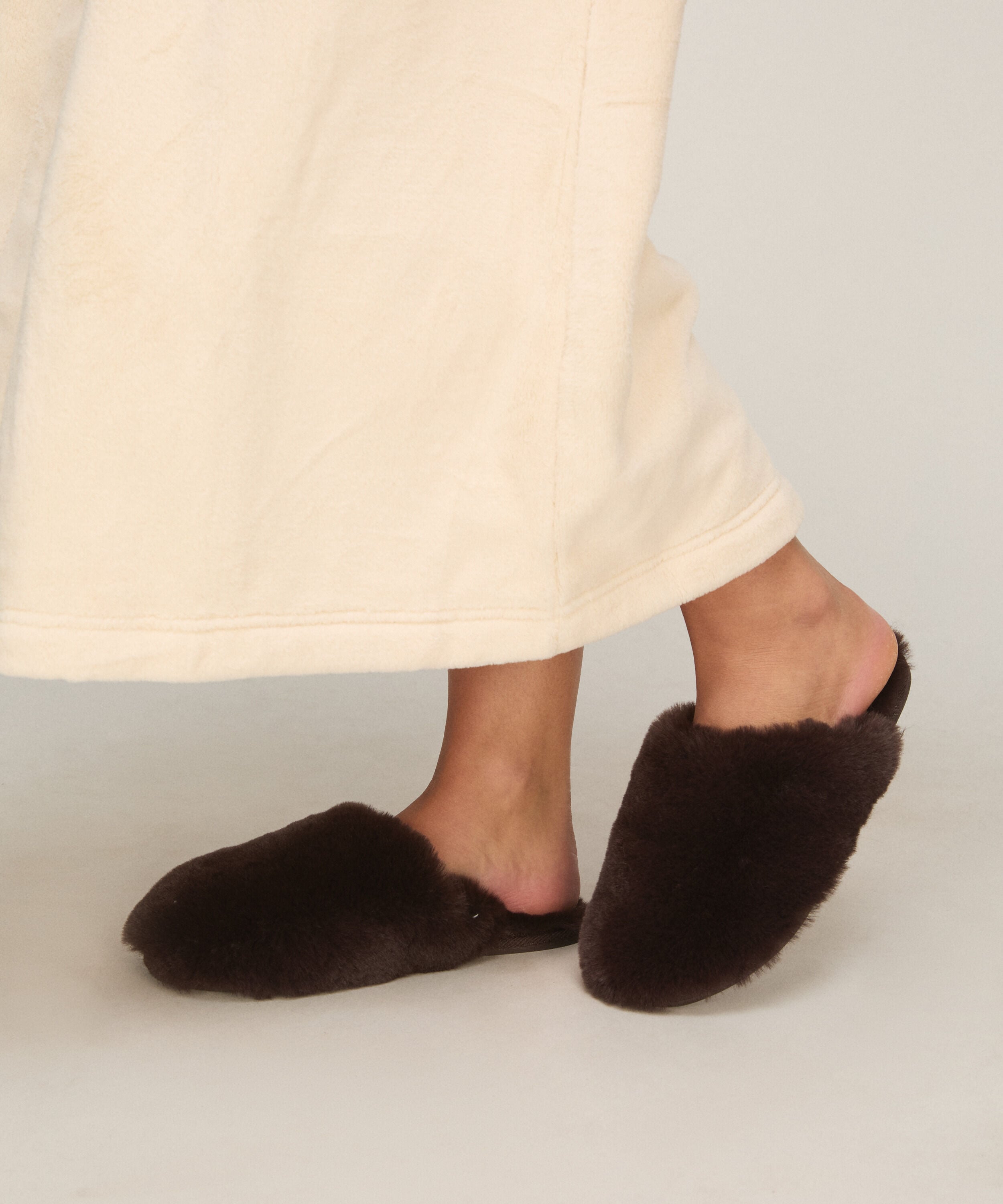 Zapatillas Faux Fur