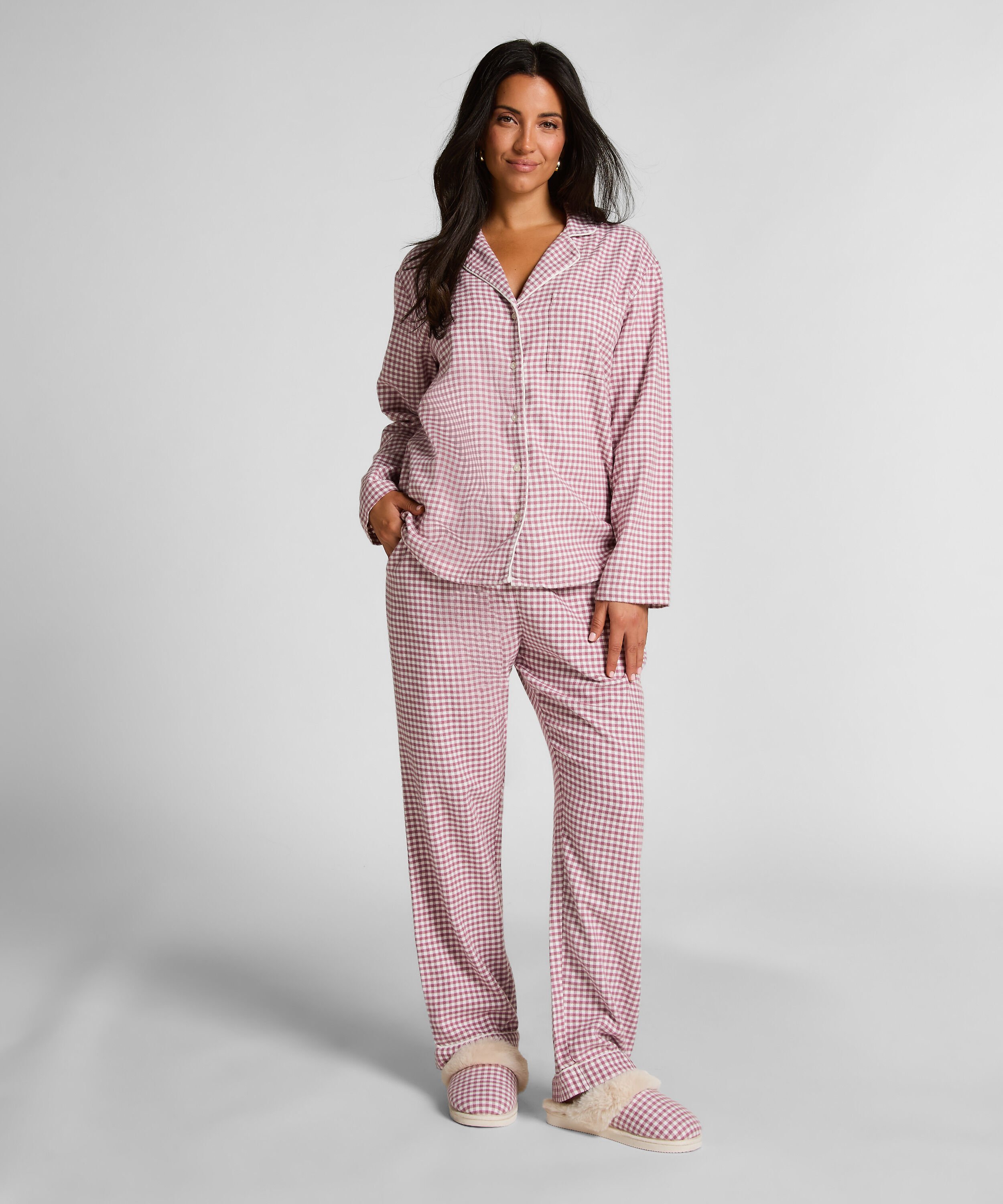 Top de pijama Flanel Essentials