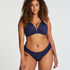 Top de bikini push-up con aros preformado Kai, Azul