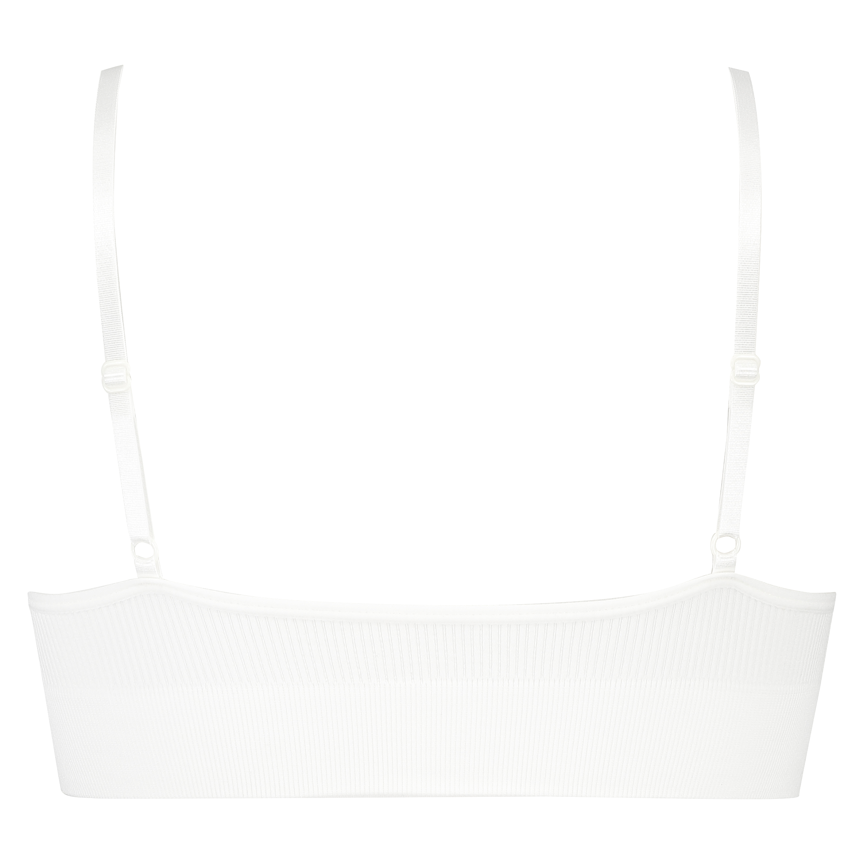 Bralette sin costuras, Blanco, main