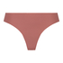 Invisible Tanga Lace Back, Rosa