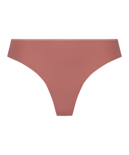 Invisible Tanga Lace Back, Rosa