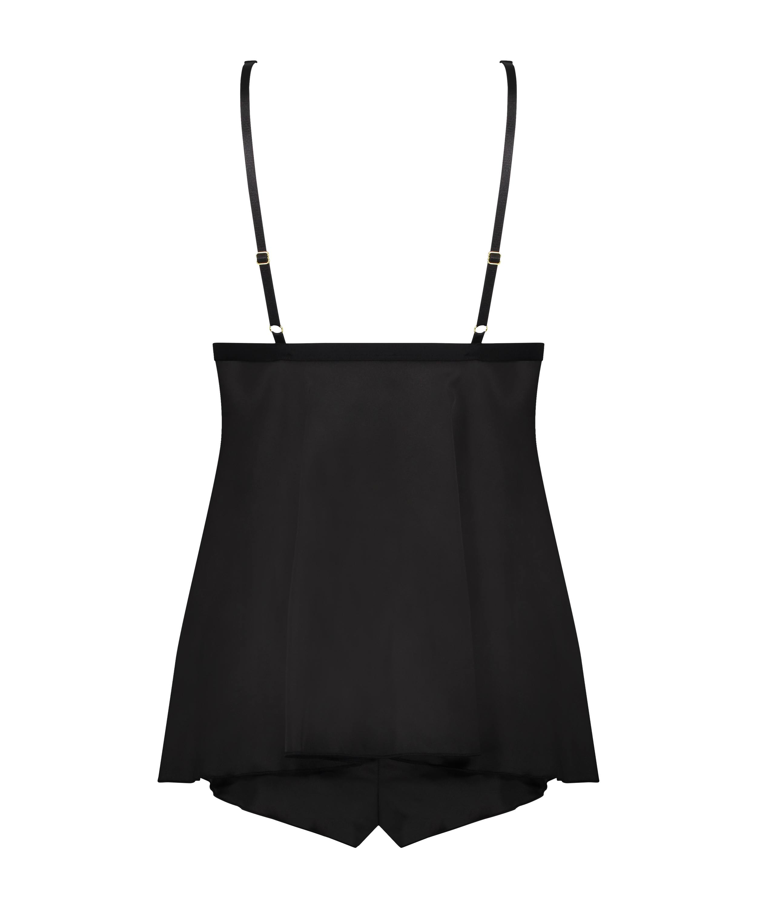 Babydoll Satin Mariah, Negro, main