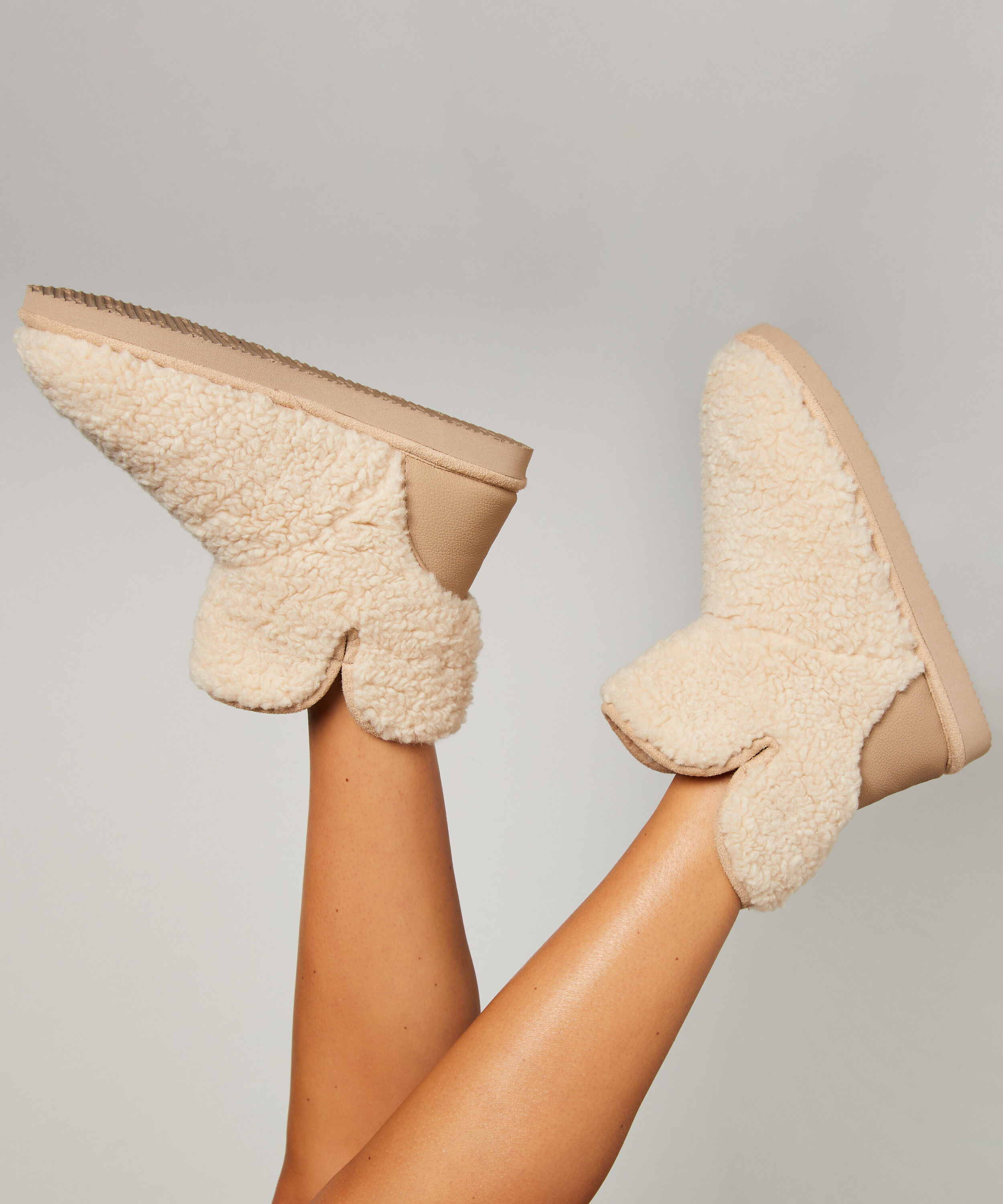 Zapatillas Teddy, Blanco