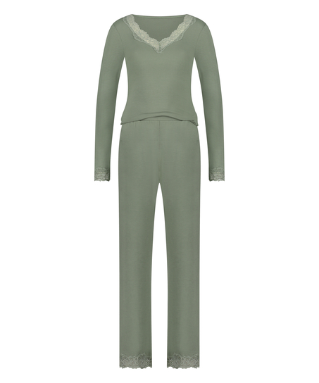 Conjunto de pijama, Verde