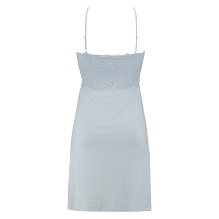 Slipdress Satin Home, Azul