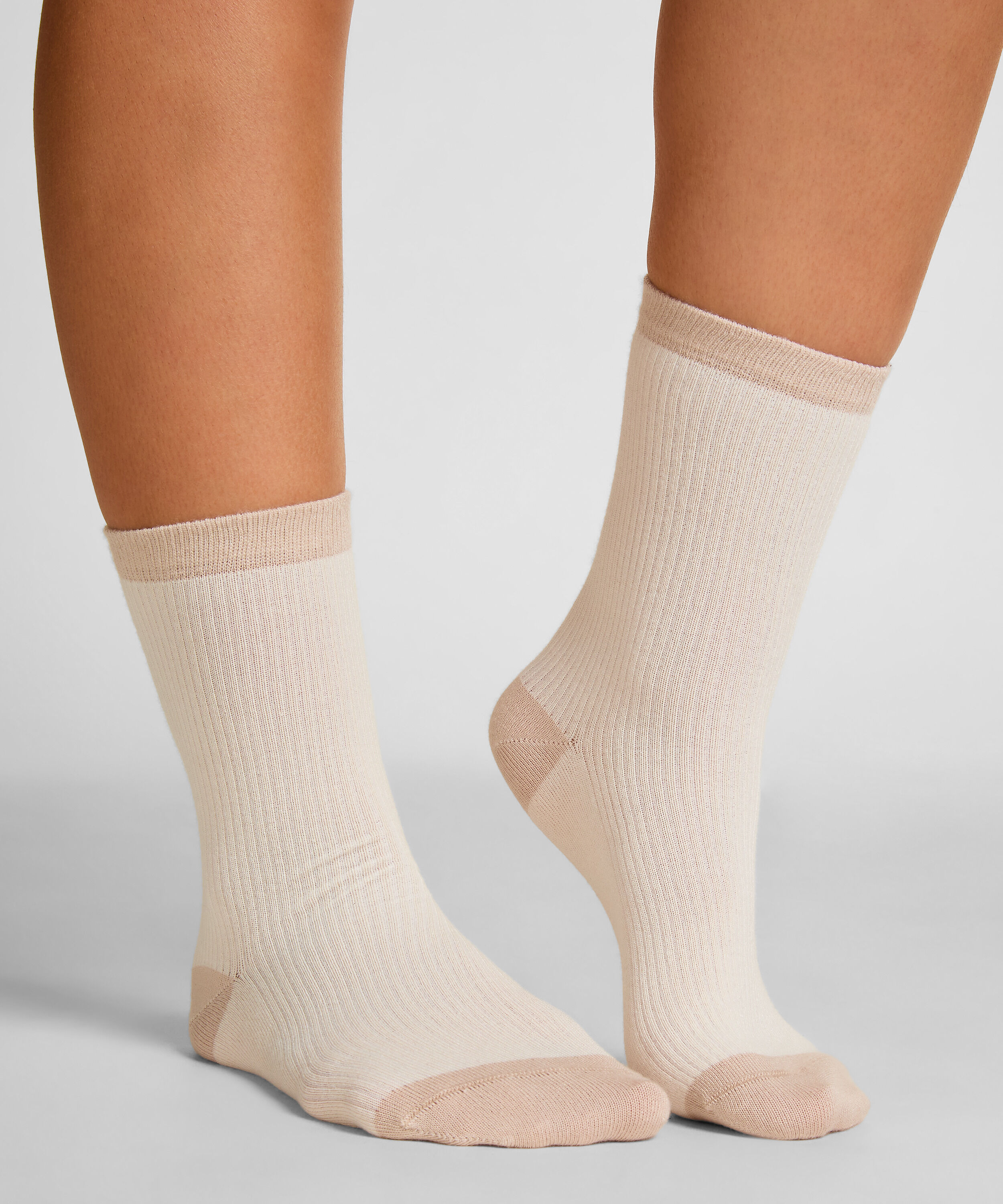 Calcetines de modal, Blanco