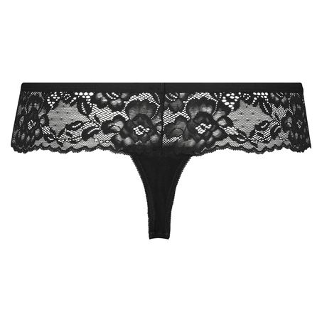 Tanga b&oacute;xer Bianca, Negro