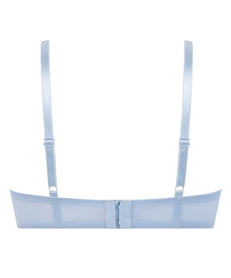 Sujetador push-up de aros con relleno Cherry, Azul