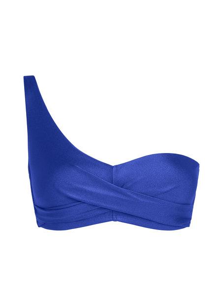 Top de bikini bandeau Sydney, Azul
