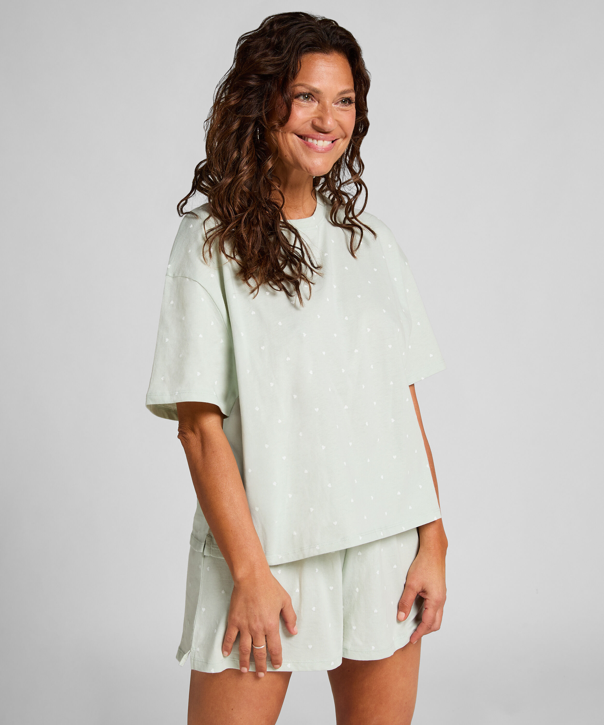 Conjunto de Pijama de Algodón, Verde