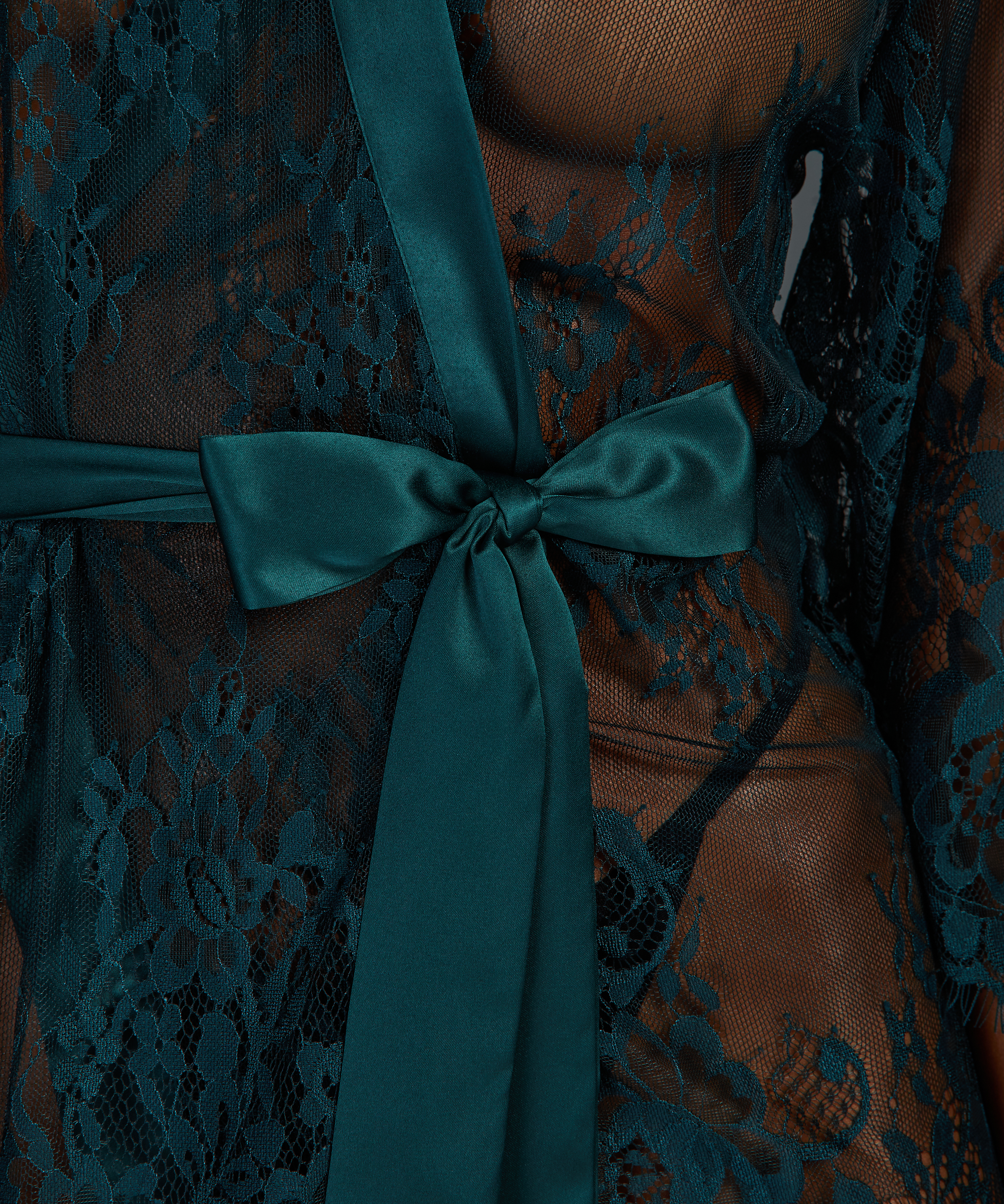 Kimono Lace Isabelle, Verde, main