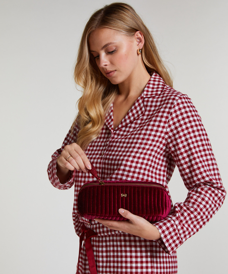 Neceser de maquillaje Velour, Rojo