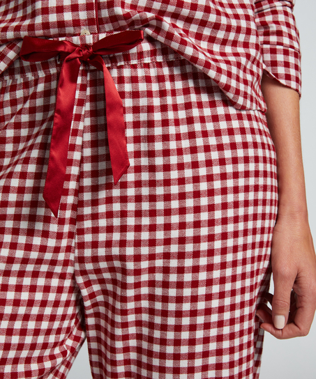Conjunto de pijama Flannel, Rojo