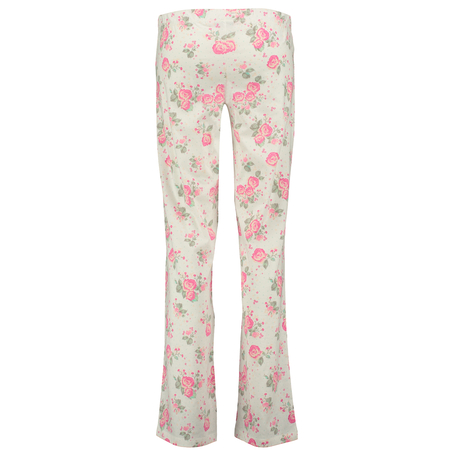 Pyama pants Dani Flower, Blanco