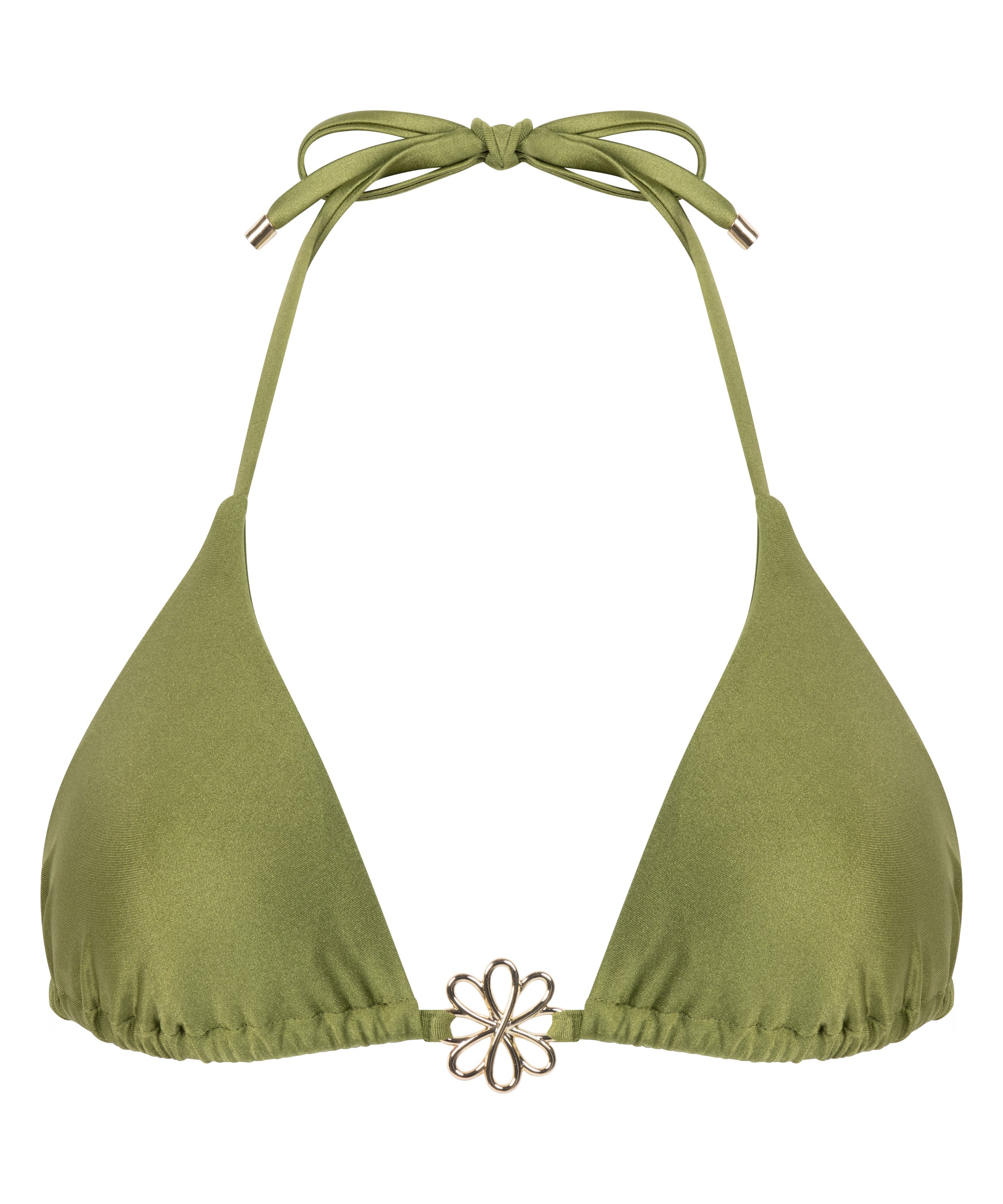 Top de bikini triangular Yucatan, Verde, main