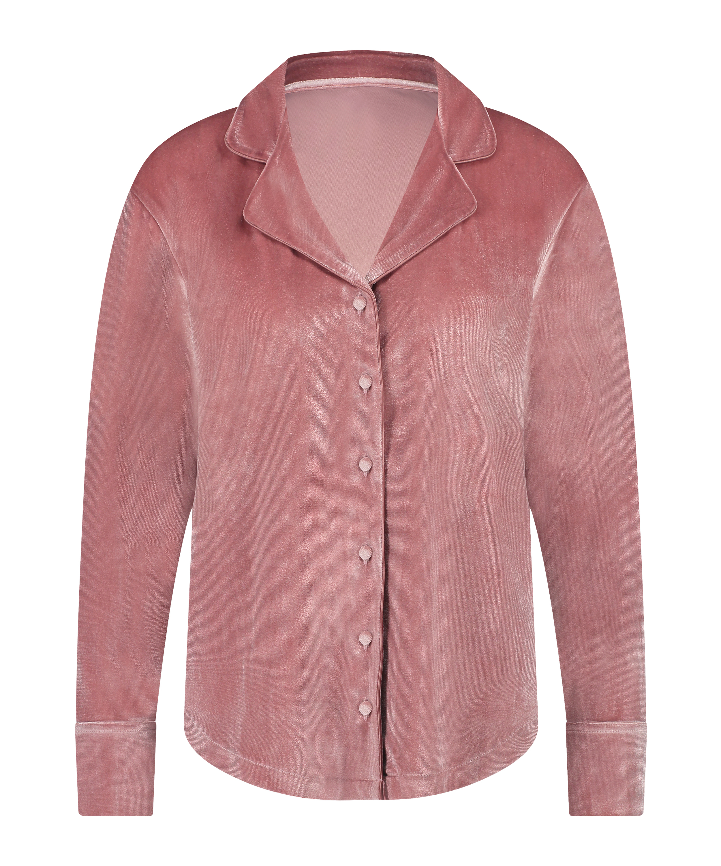 Chaqueta de terciopelo de manga larga, Morado, main