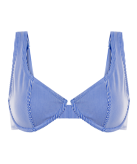 Top de bikini Fiji, Azul