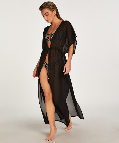 Kimono transparente, Negro