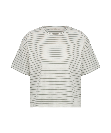 Top de pijama Jacket, Blanco