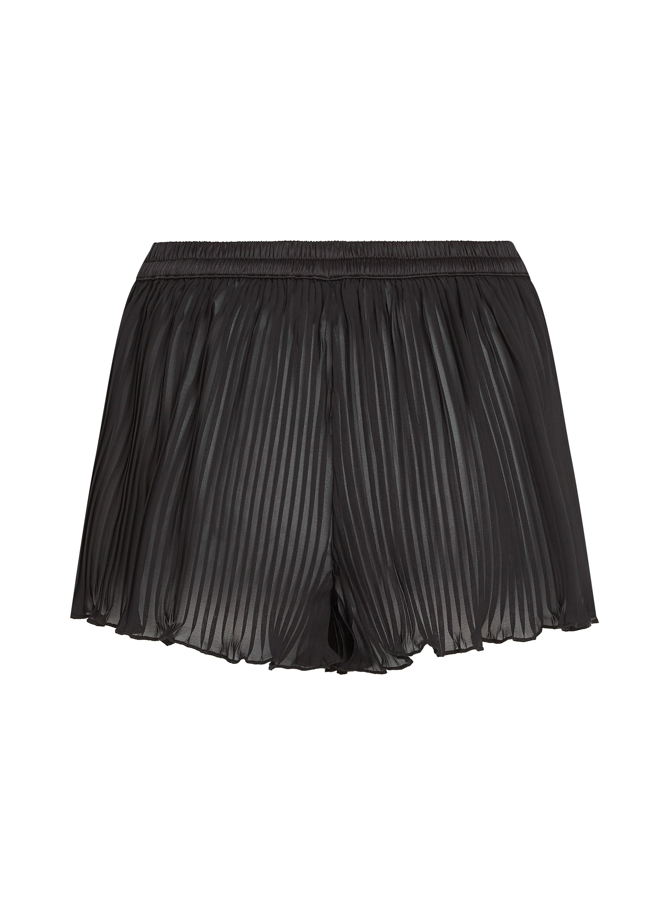 Short plisado, Negro, main