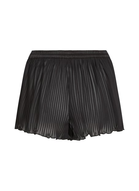 Short plisado, Negro