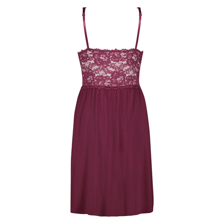 Vestido lencero Nora Lace, Morado