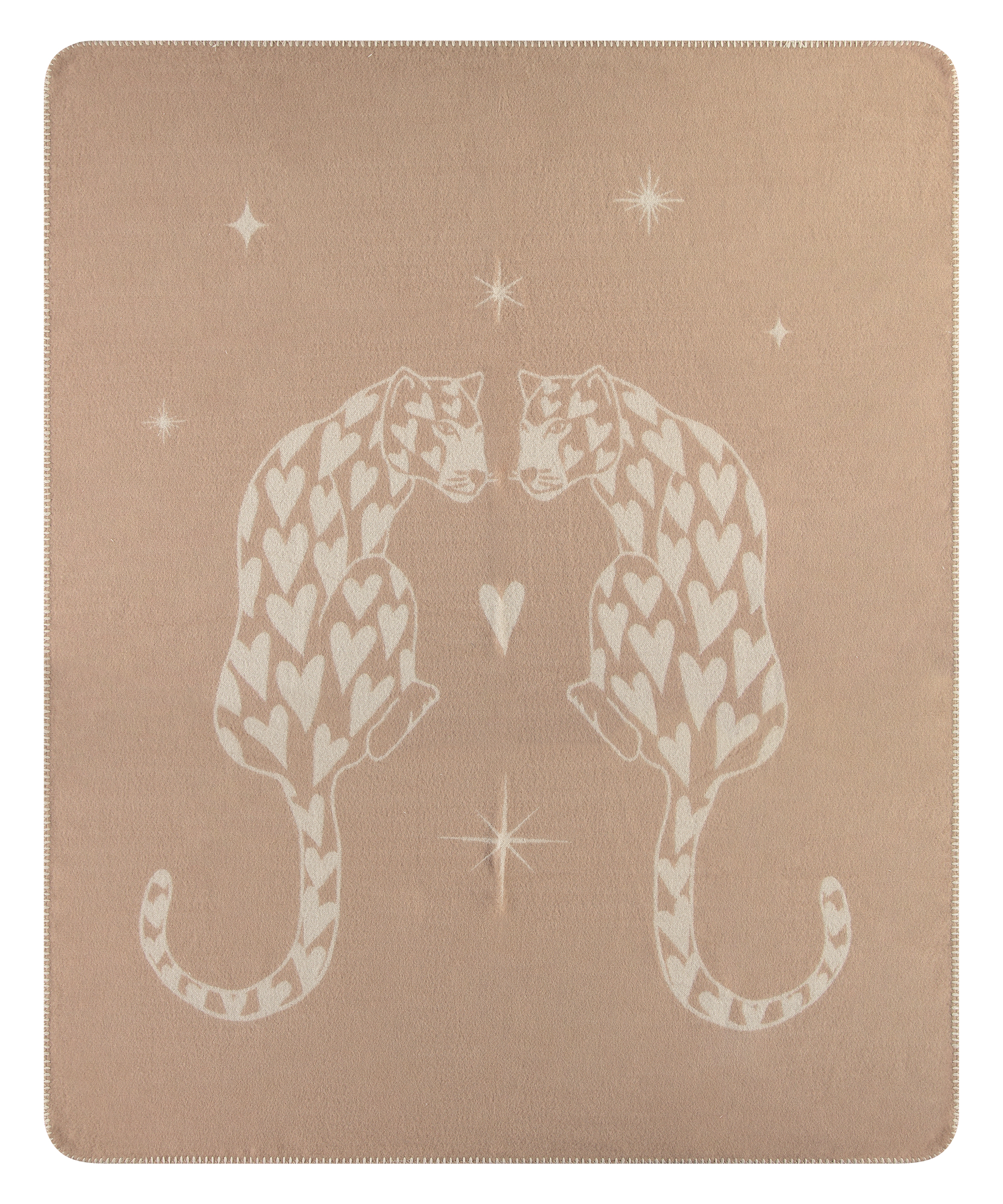 Manta de peluche Leonie, marrón, main