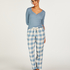 Top de pijama, Azul