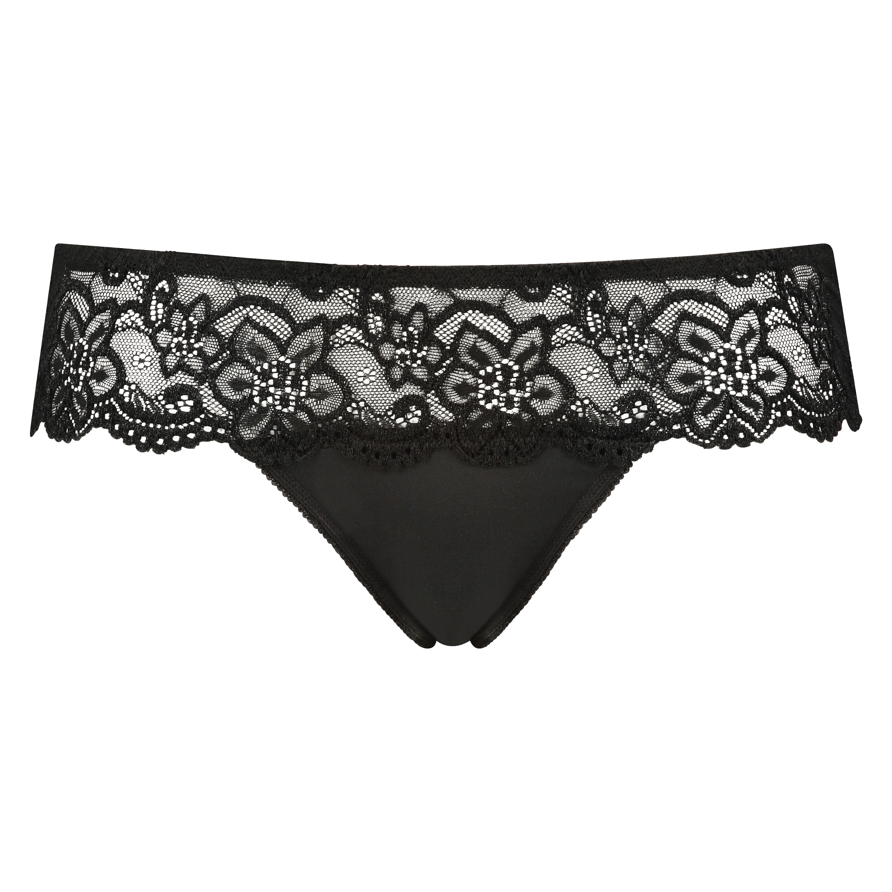Tanga bóxer Lace, Negro, main