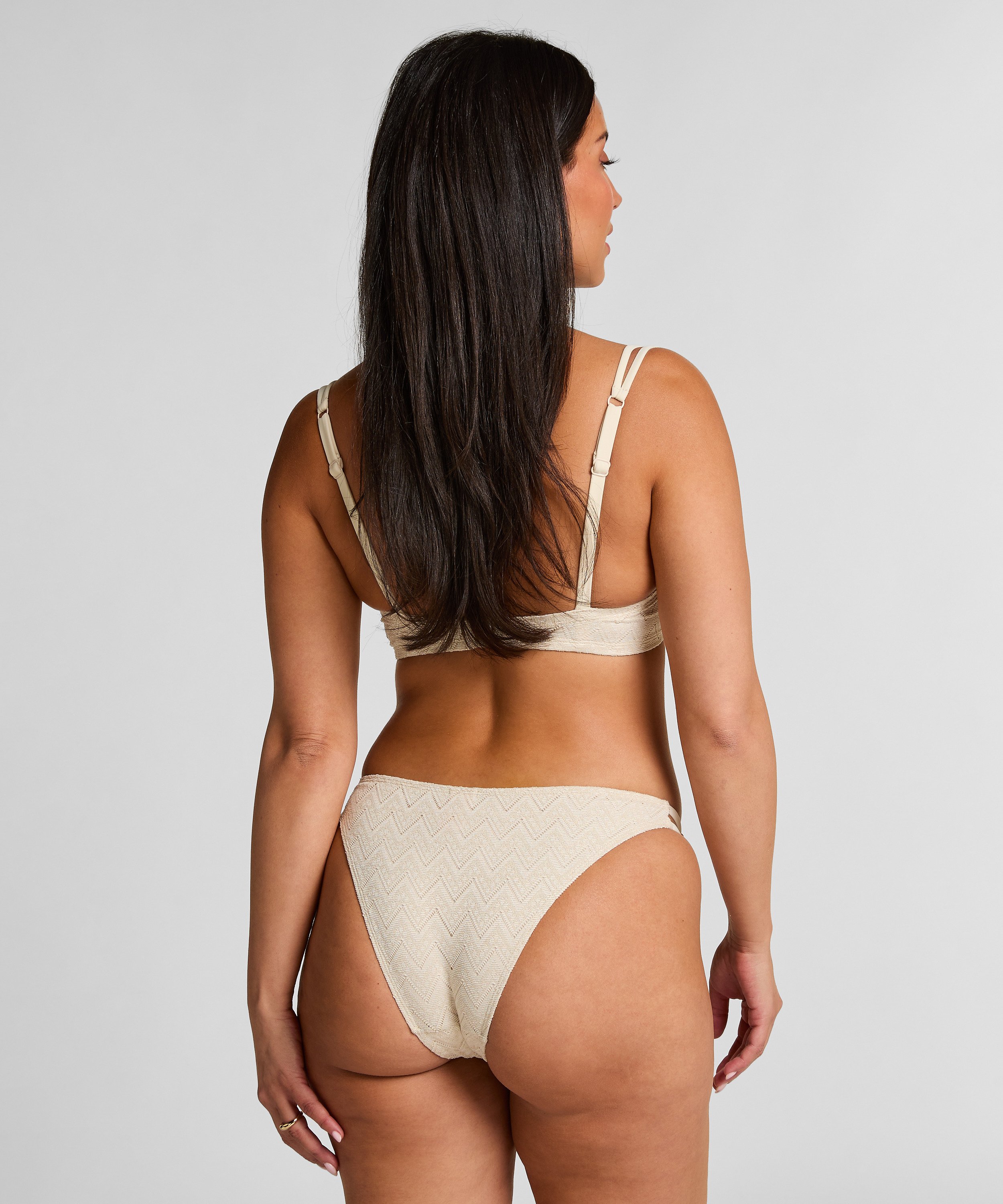 Braguita de Bikini Crochet, Blanco, main