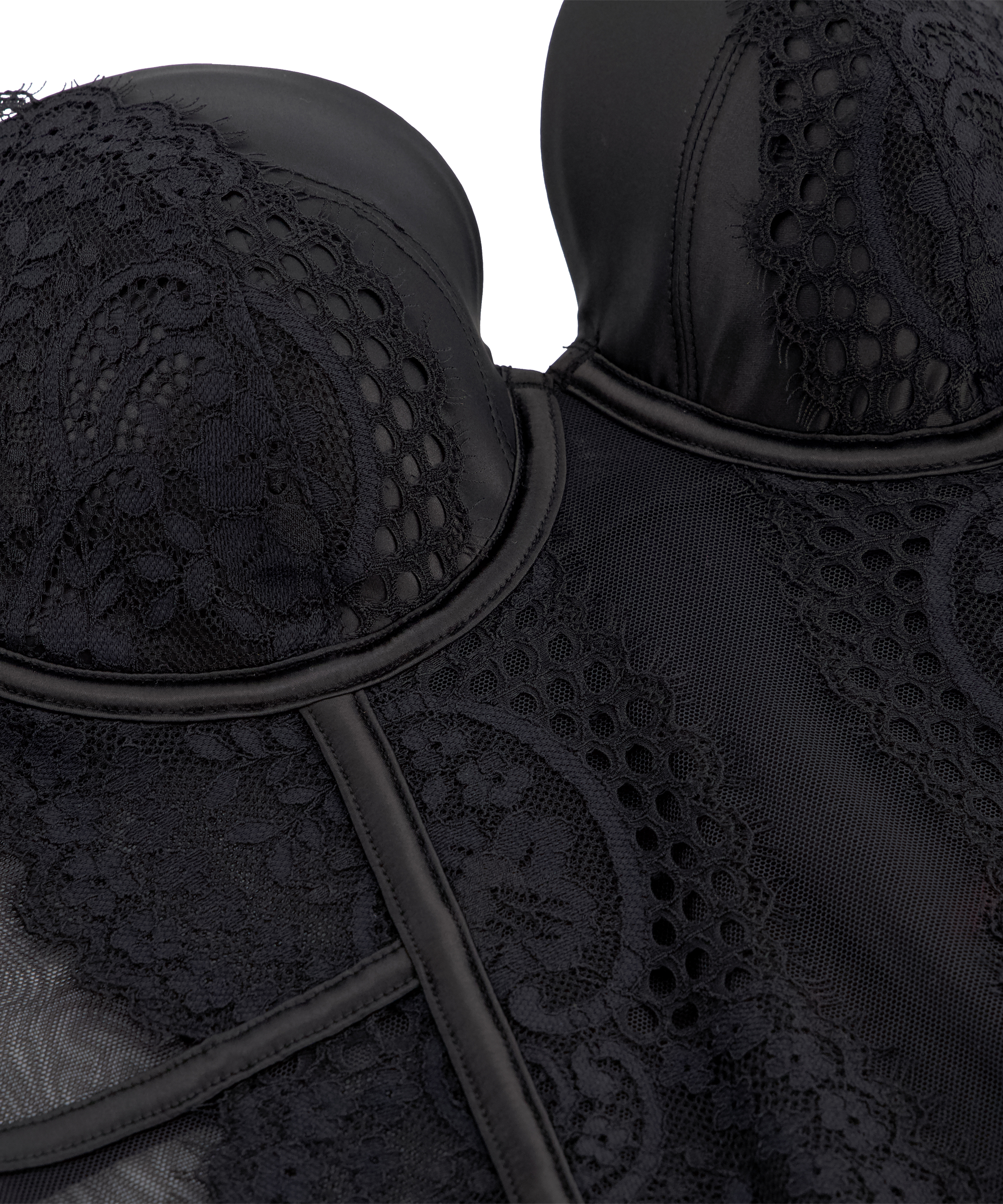 Ver&oacute;nica Bustier, Negro, main