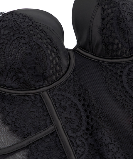 Ver&oacute;nica Bustier, Negro