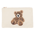 Bolsa de cuentas de oso, Beige