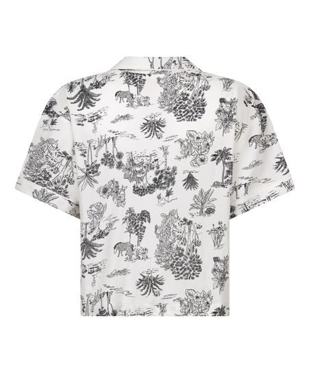 Chaqueta de manga corta, Blanco