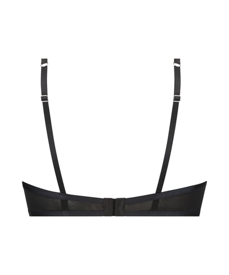 Sujetador maximizer con aros y relleno Elissa, Negro