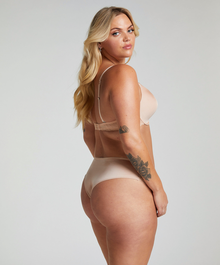 2 pares de braguitas brasileñas Angie, Beige