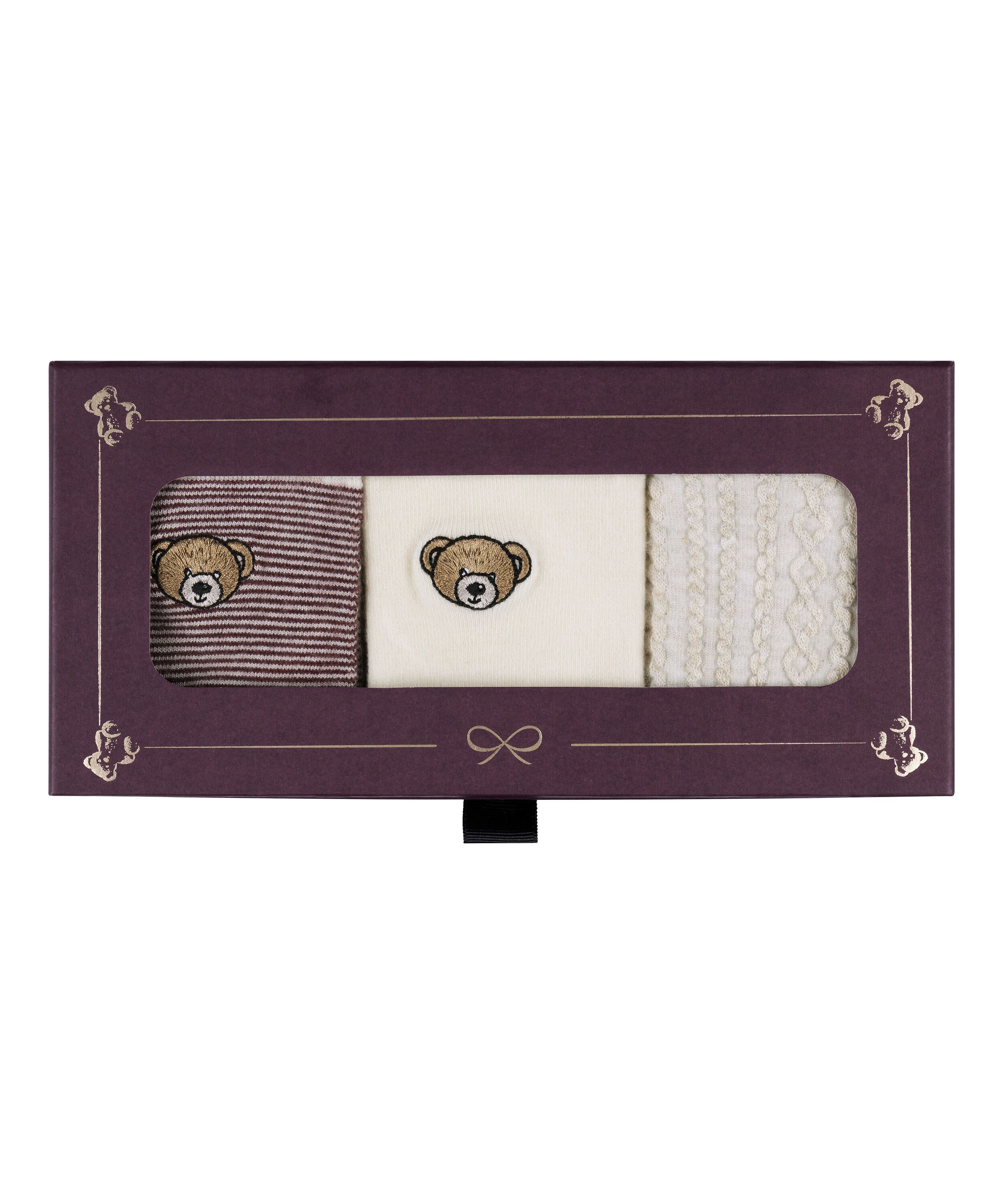 3 pares de calcetines Giftpack, Blanco