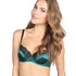 Non-padded underwired bra Loulou, Verde