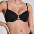 Top de bikini Holbox, Negro