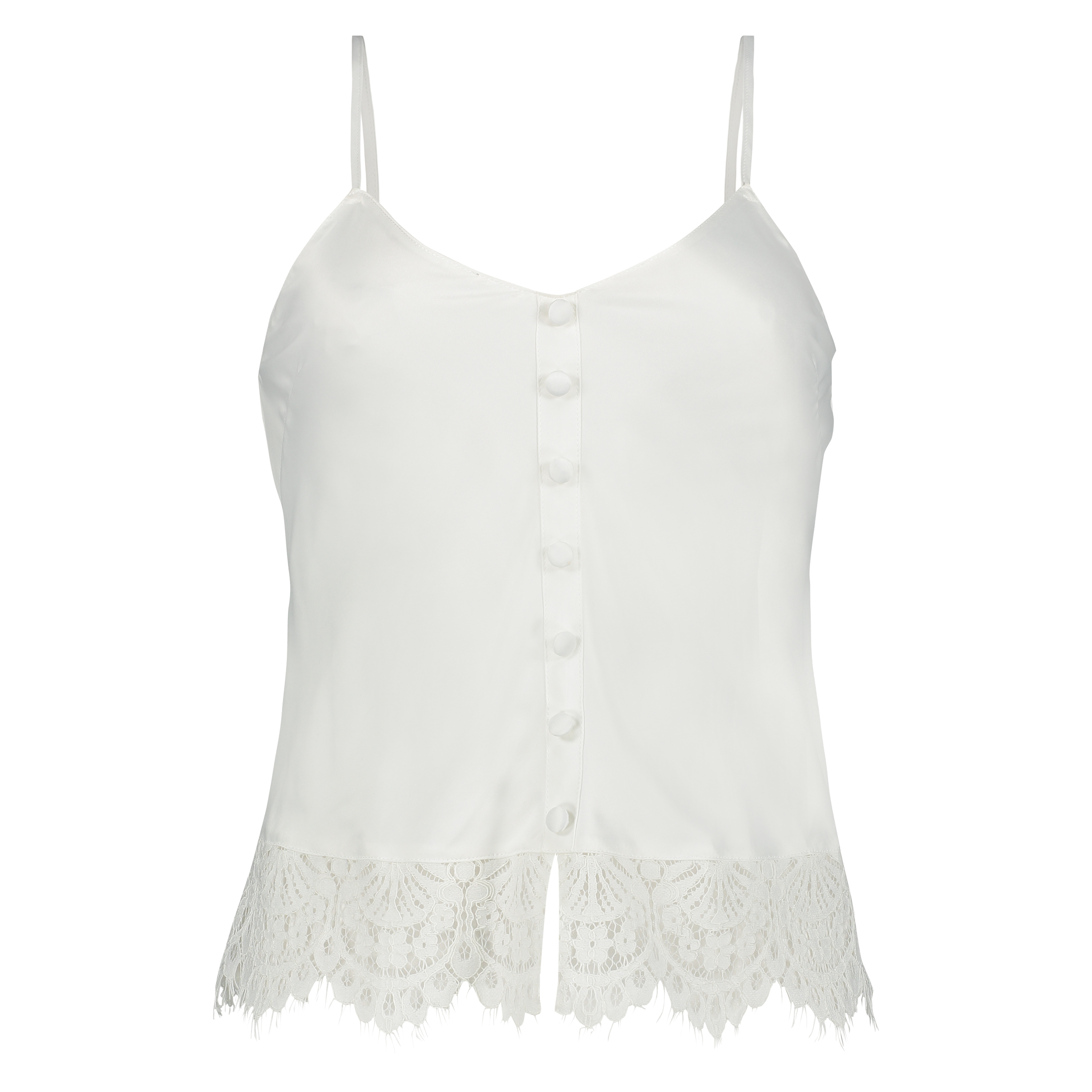 Camiseta de pijama satinada Bridal, Blanco, main