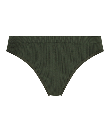 Tanga de tiro alto Dianne, Verde