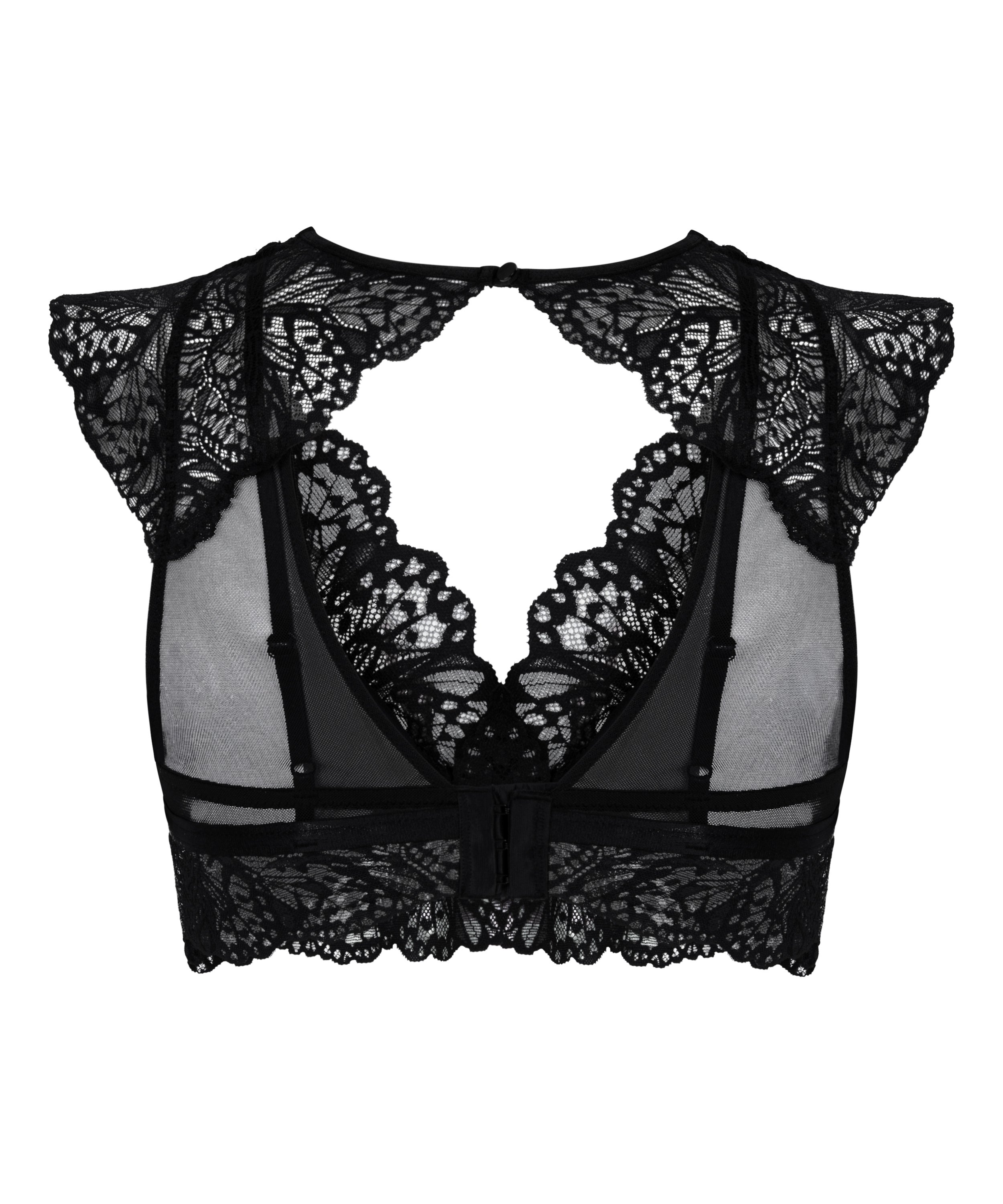 Bralette Posie, Negro, main