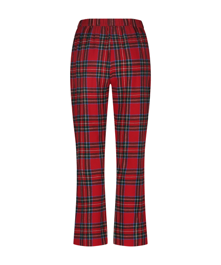 Pantalones de pijama de franela, Rojo
