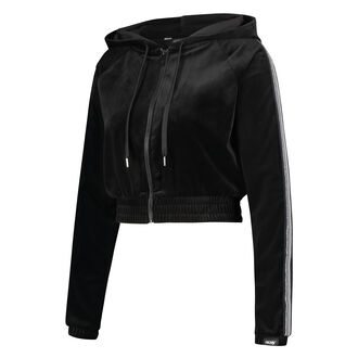 Chaqueta deportiva HKMX  de terciopelo, Negro