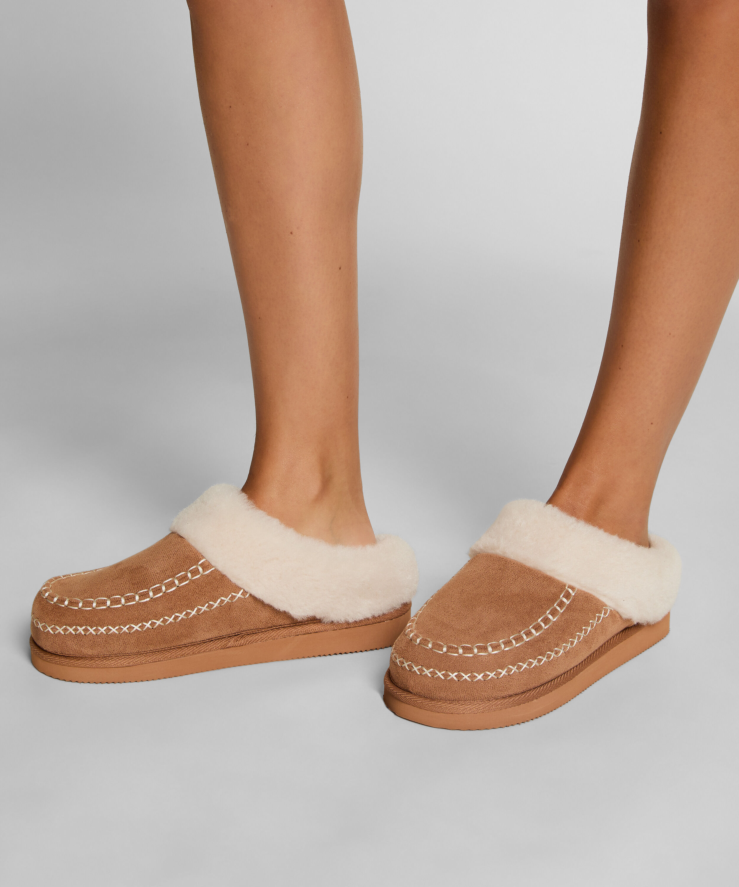 Pantuflas Iggy, Marrón