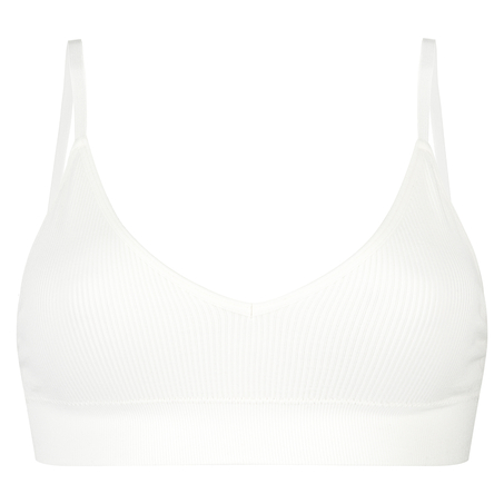 Bralette sin costuras, Blanco